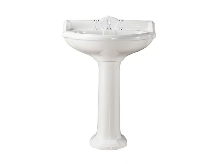 POMPEI - Pedestal ceramic washbasin _ Gaia Mobili